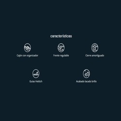 MUEBLE BAÑO 70CM CON LAVABO GALSAKY BAJO 2C PINO GRIS